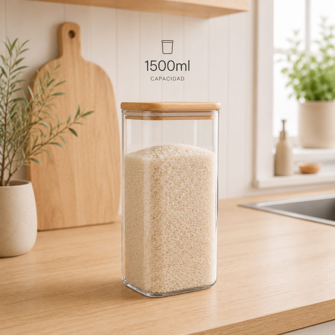 Frasco Hermético de 1500ml