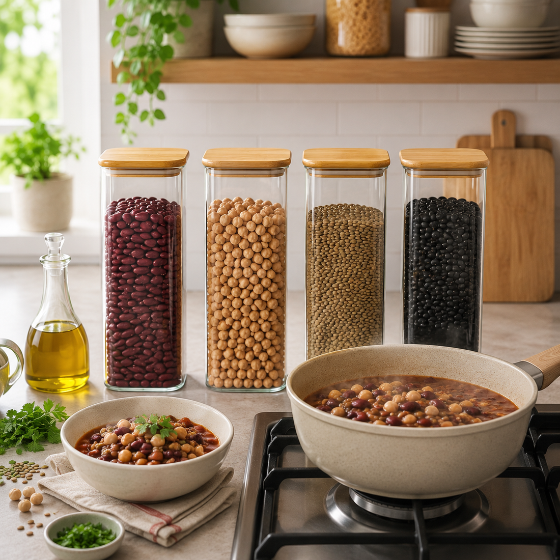 Frasco Hermético de vidrio borosilicato 2300ml