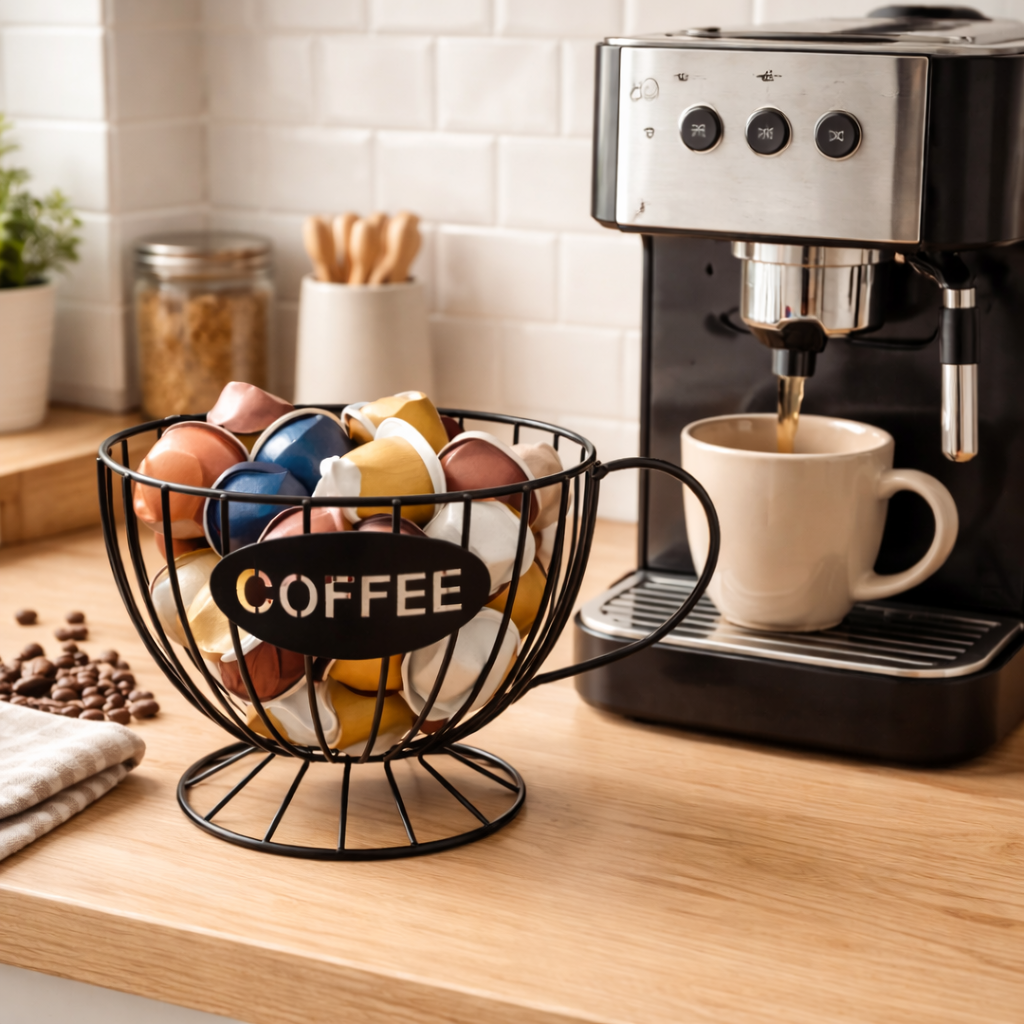 Organizador de Cápsulas de Café Diseño Taza