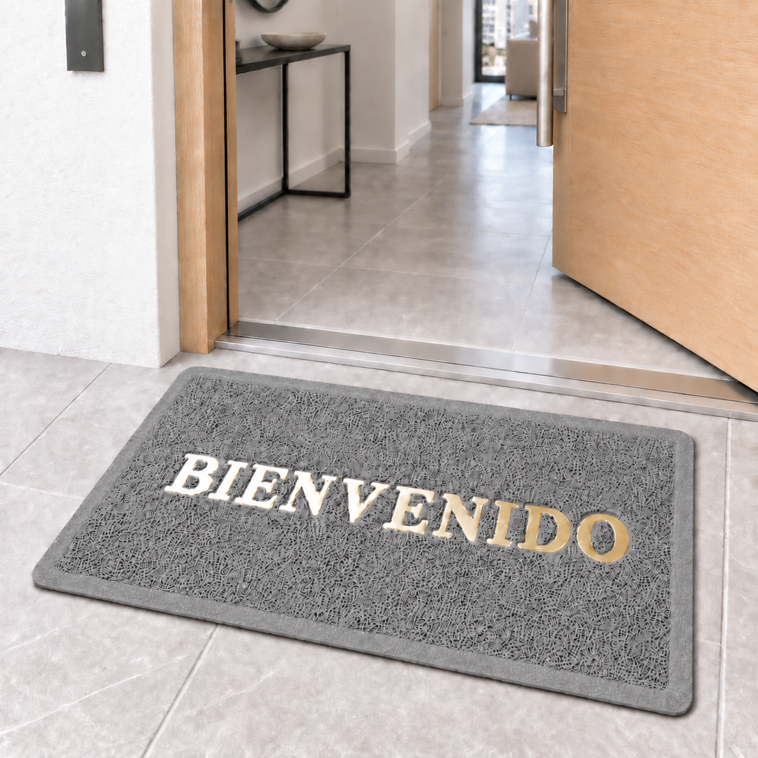 Tapete de Entrada Bienvenido 40 × 60 cm