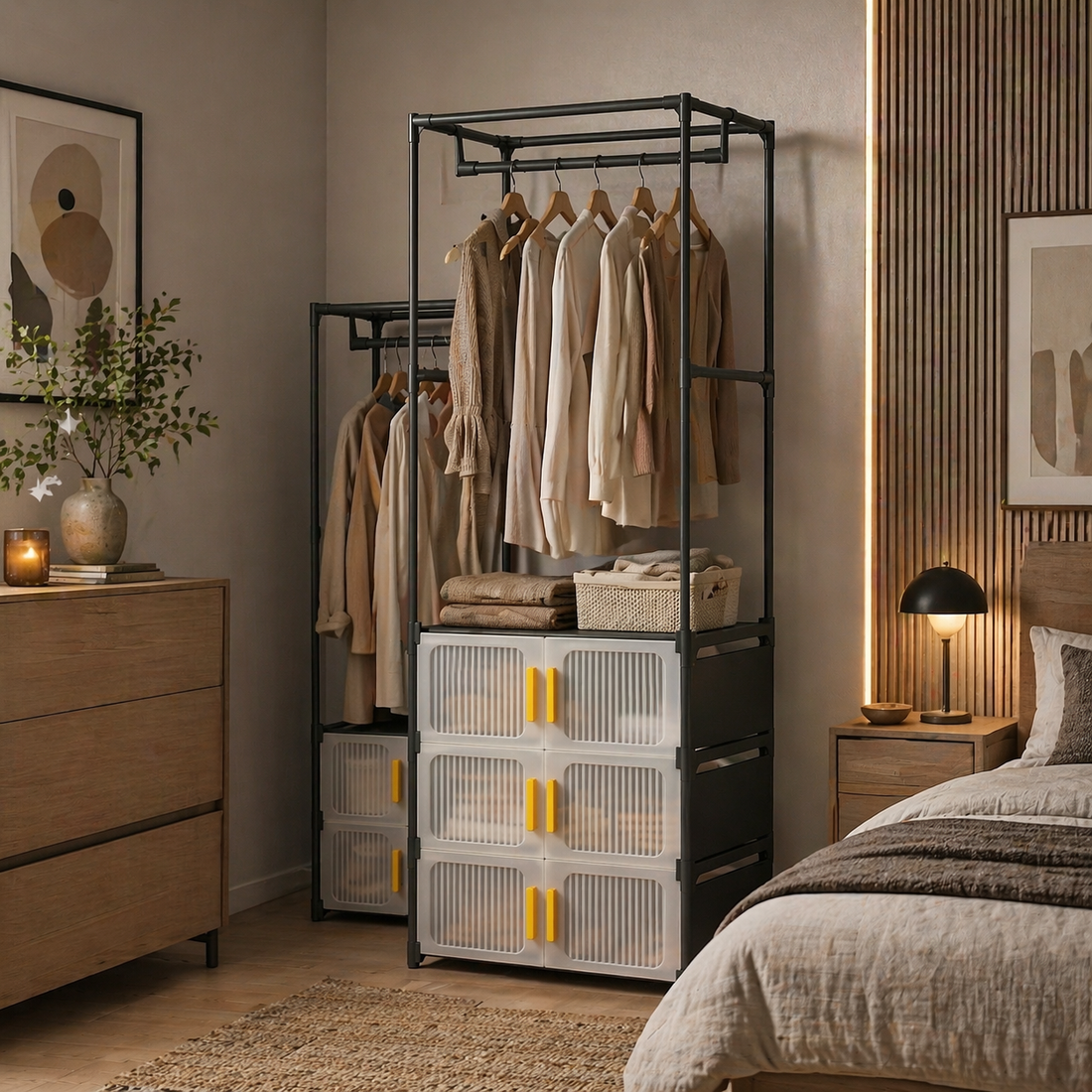 Organizador de Ropa Multifuncional con Cajones