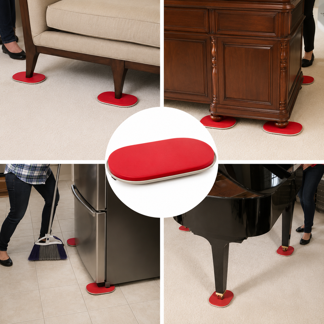 Deslizadores para Muebles Pack x 4 XL