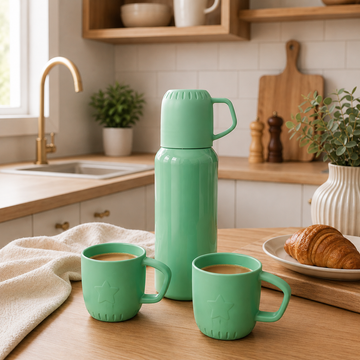 Set botella térmica + tazas