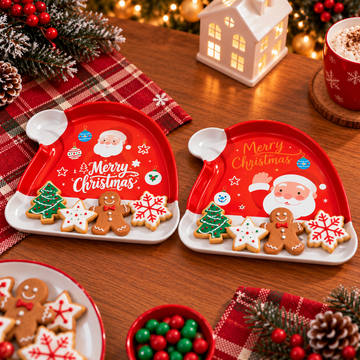 Bandeja Navideña Gorro de Papá Noel