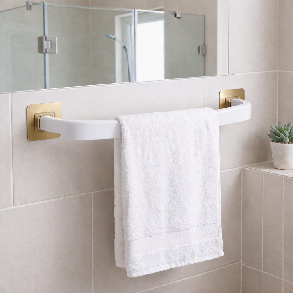 Soporte de Toalla Adhesivo para Baño