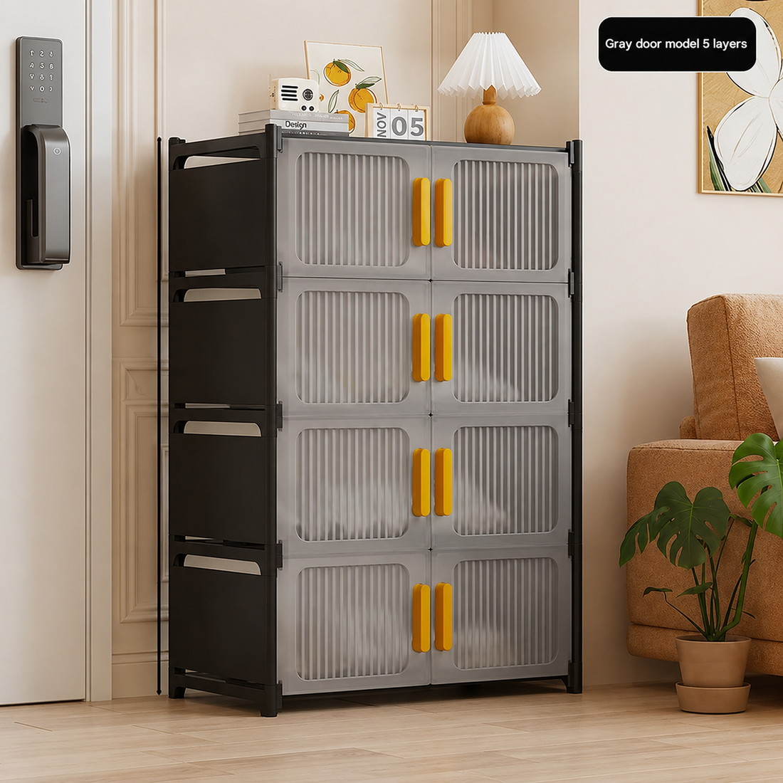 Zapatera Modular Multiusos con Puertas