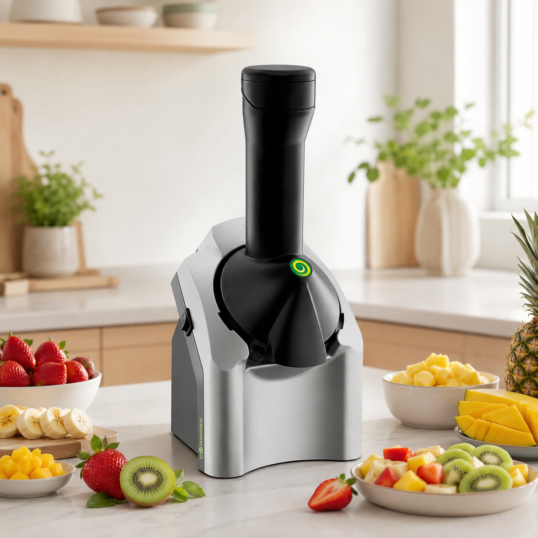 Máquina de Helados Saludables con Fruta Congelada