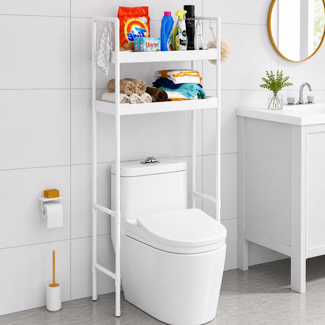 Estante Organizador para Baño sobre Inodoro