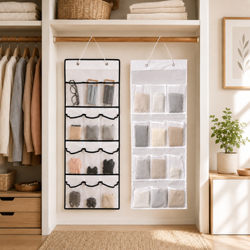 Organizador Colgante de Ropa con 12 Bolsillos