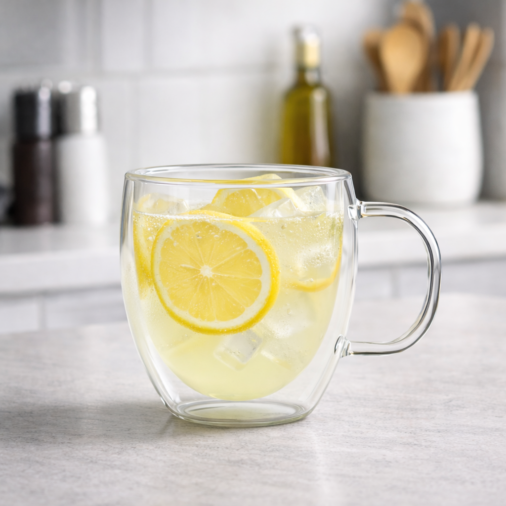 Taza de borosilicato