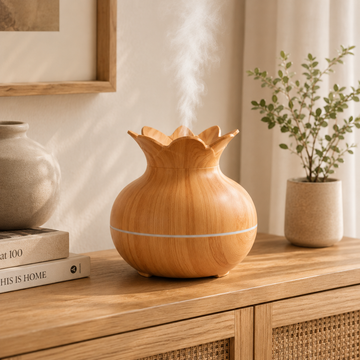 Humidificador de Loto con Luz LED