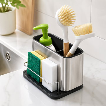 Organizador de Cocina de Acero Inoxidable