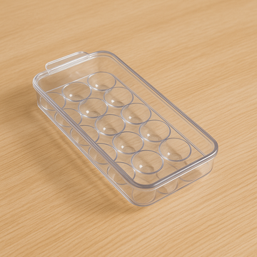 Bandeja acrílica para huevos