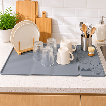 Tapete Organizador Escurridor Multifuncional para Cocina