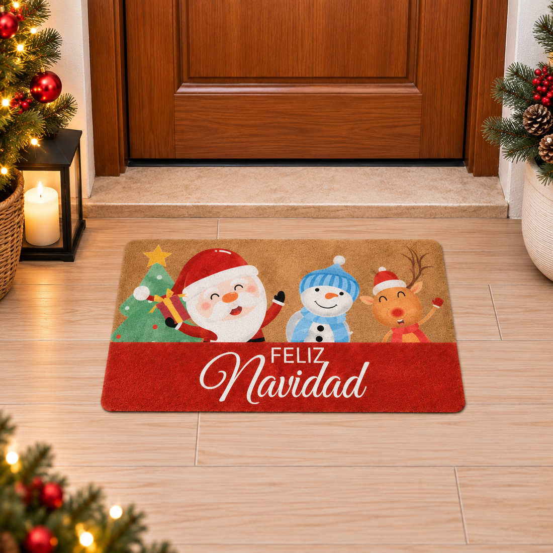 Tapetes Navideños Antideslizante