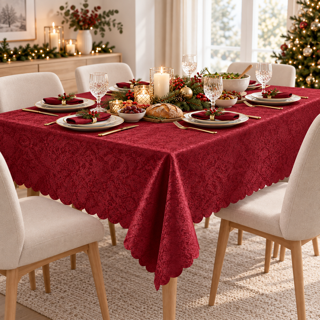 Mantel Decorativo Navideño 140 × 180 cm