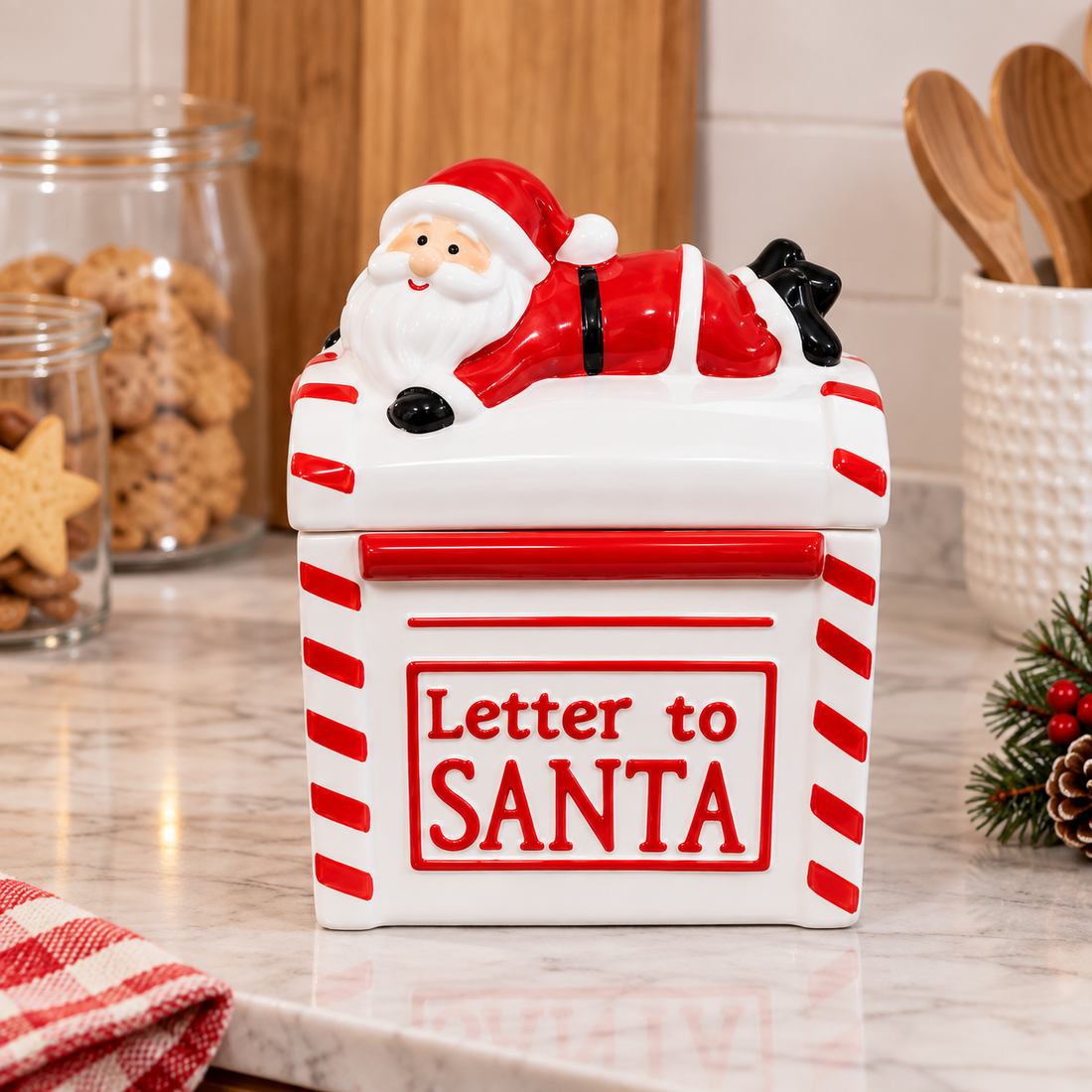 Contenedor Navideño “Letter to Santa”