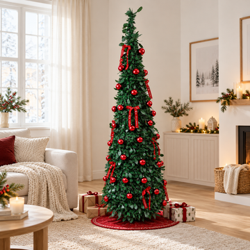 Árbol de Navidad Plegable Decorado