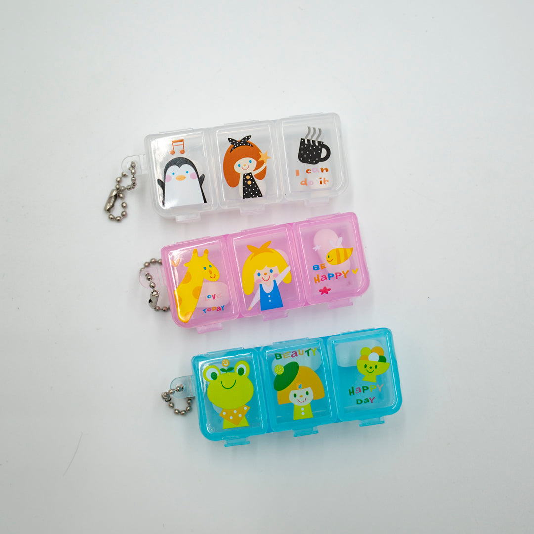 Pastillero infantil de 3 divisiones