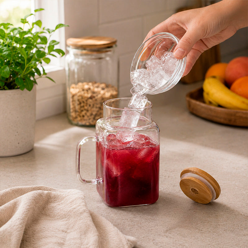 Vaso de Vidrio Borosilicato 600ml