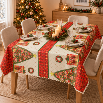 Mantel Navideño Estampado