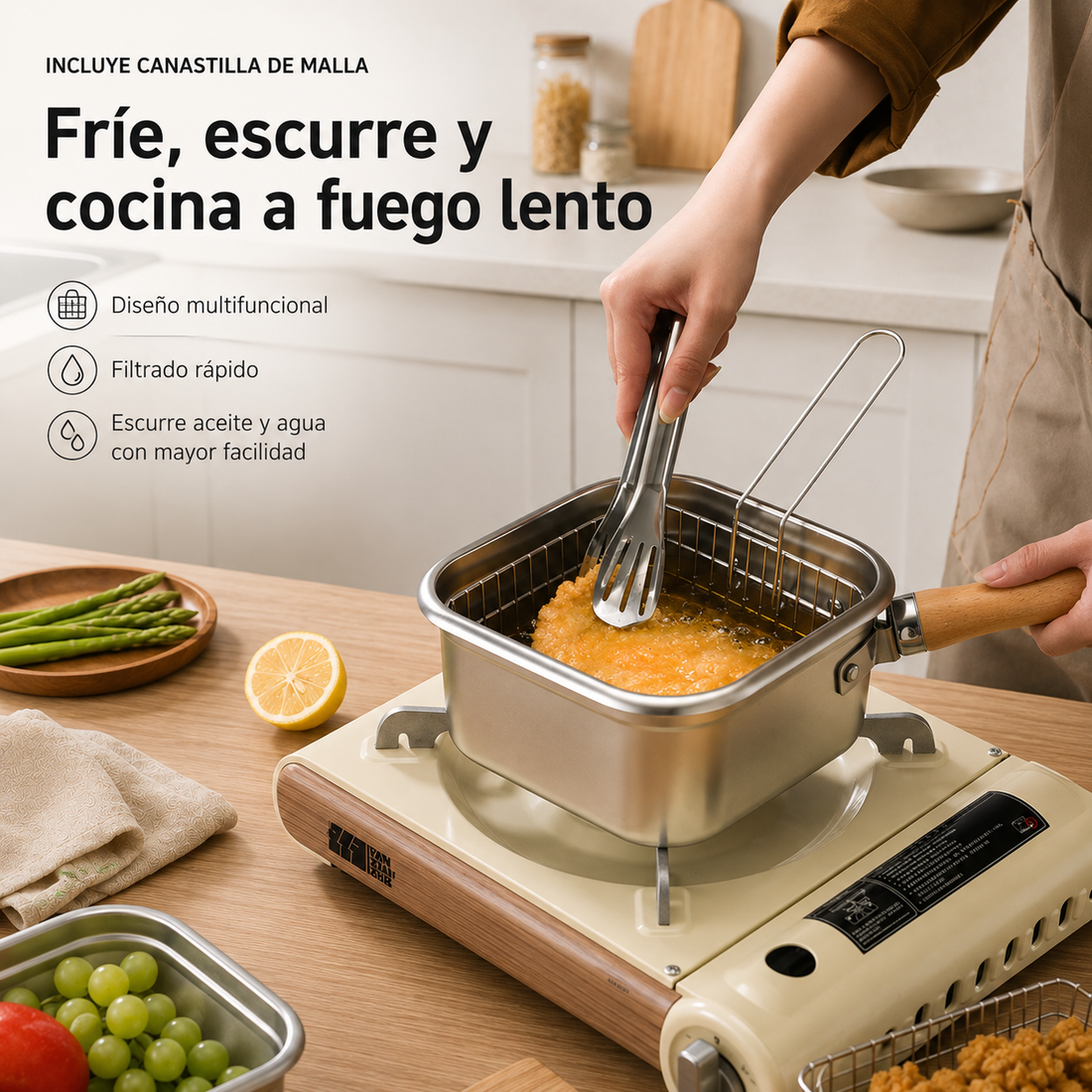 Set de olla para freir