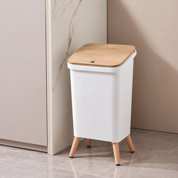 Tacho Rectangular con Tapa Automática – 16 L
