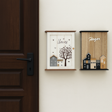 Organizador de llaves de pared