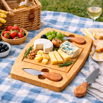 Tabla de Quesos de Bambú