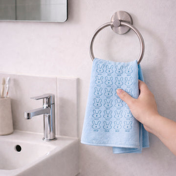 Toalla de mano conejito