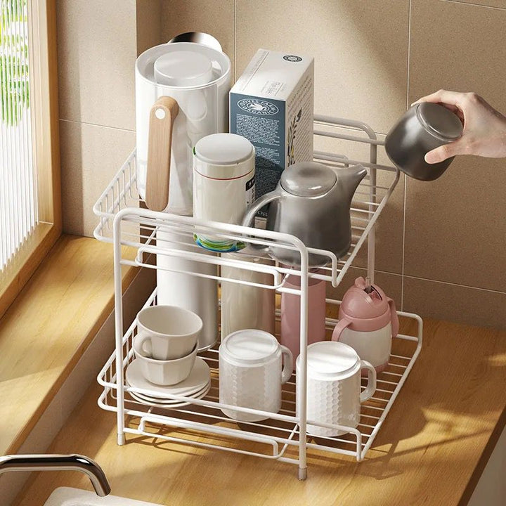 Organizador de 2 niveles multiuso