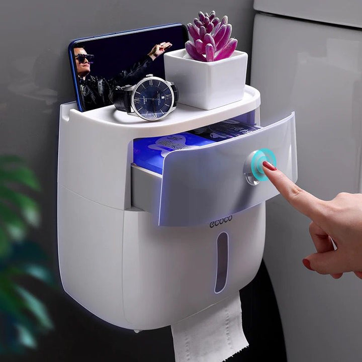 Dispensador de papel y organizador