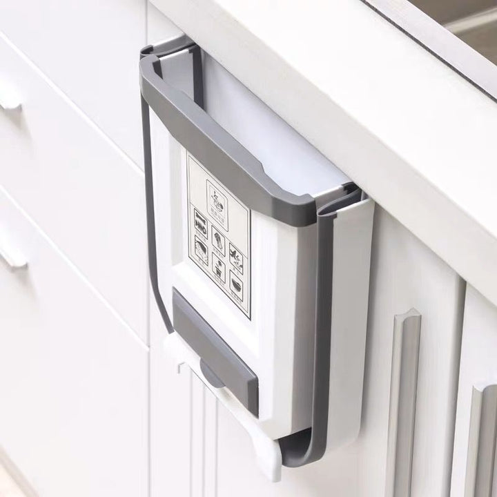 Contenedor de basura plegable