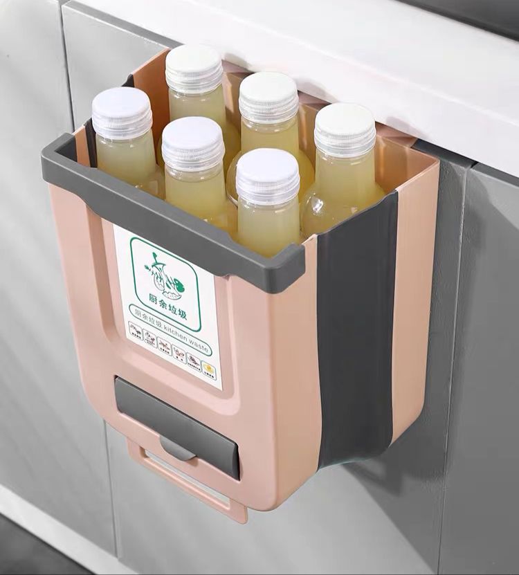 Contenedor de basura plegable
