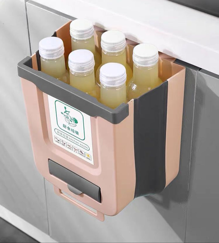 Contenedor de basura plegable