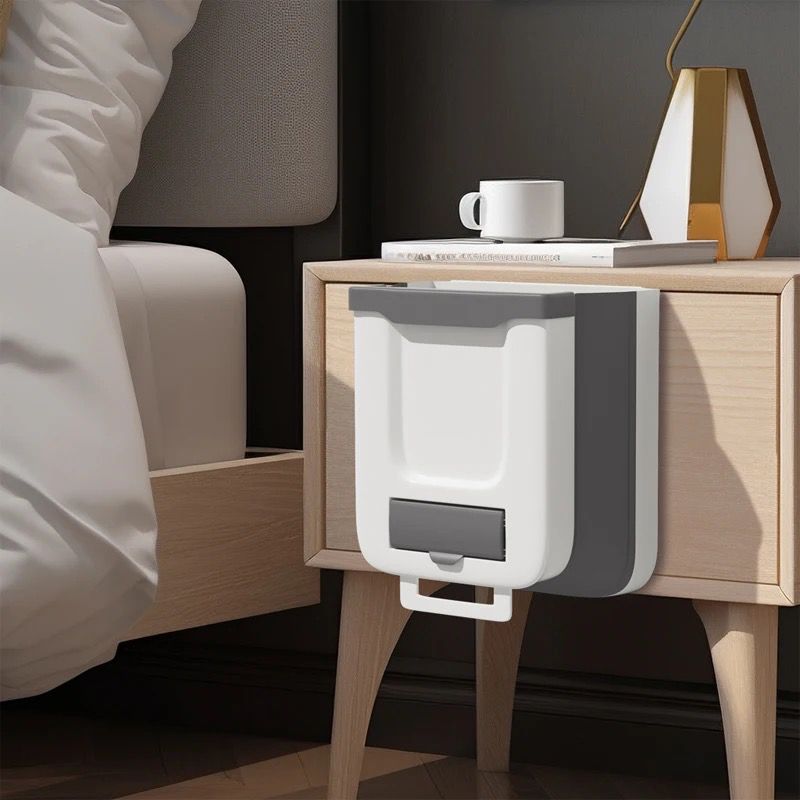 Contenedor de basura plegable