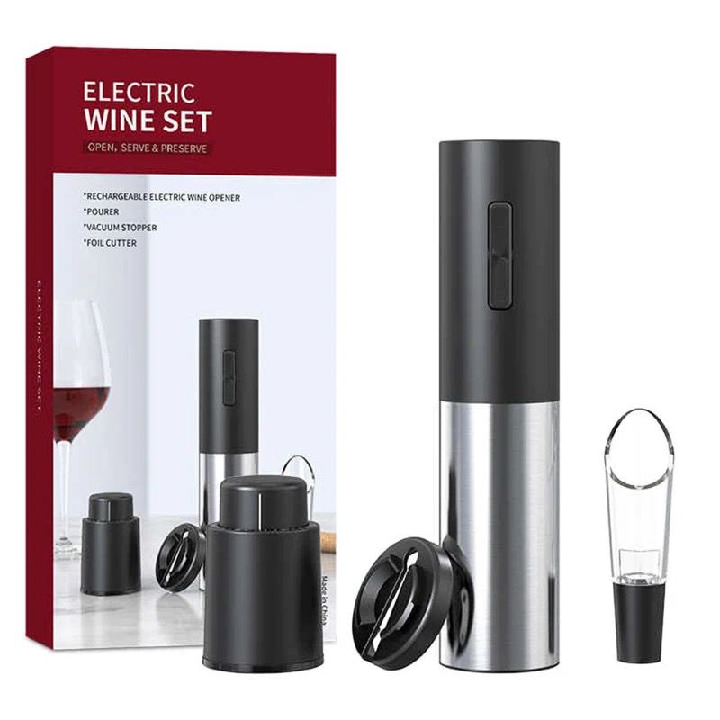 Sacacorcho eléctrico para botellas de vino