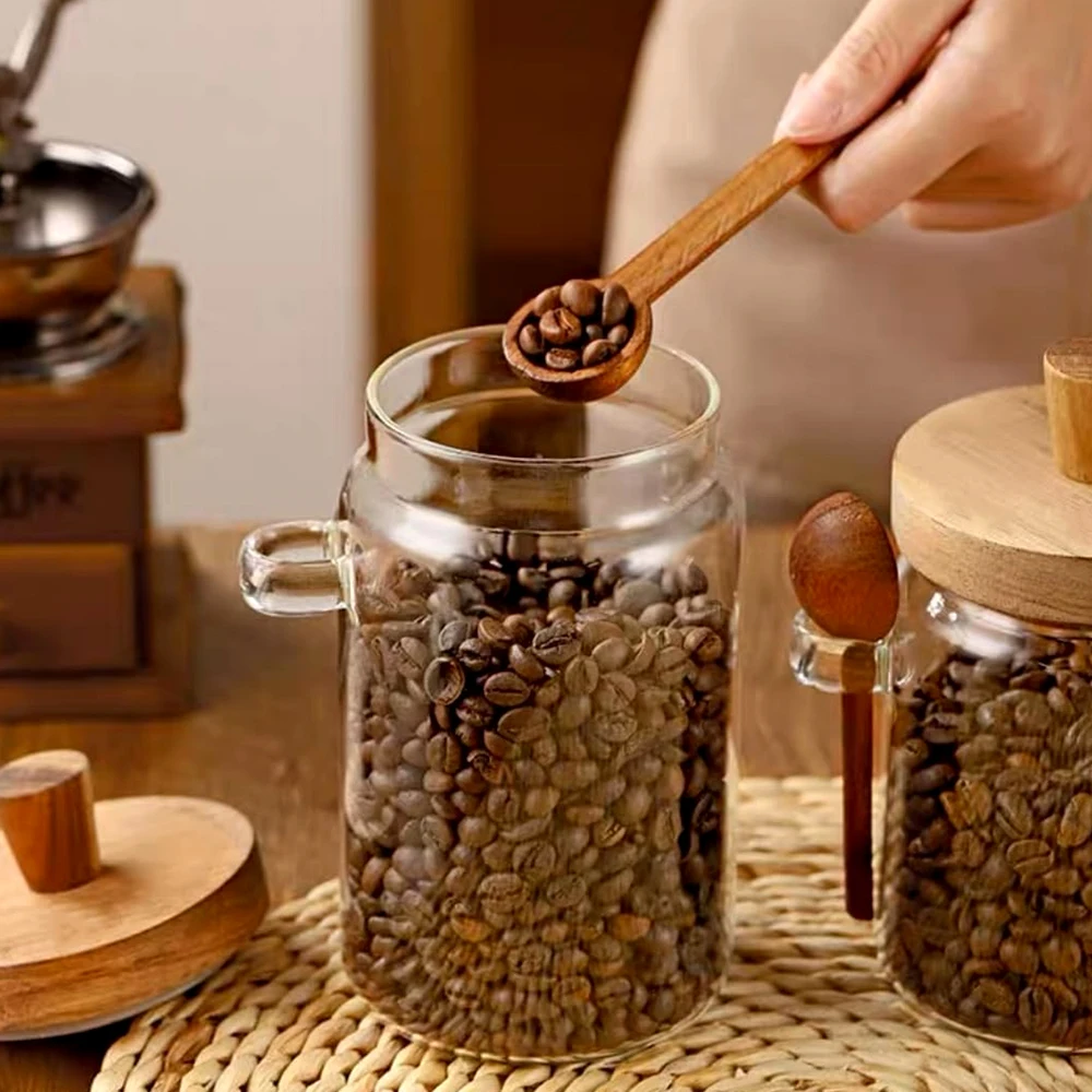 Frasco Hermético con Tapa de Madera