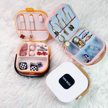 Organizador de Joyas Portátil con Espejo