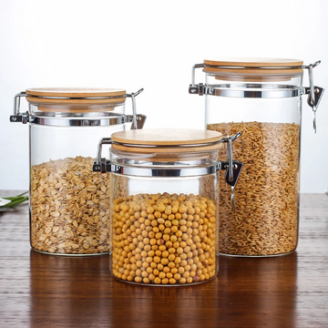 Tarro de almacenamiento de borosilicato