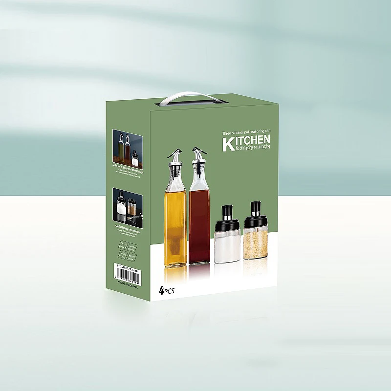 Set de aceitero y condimentero