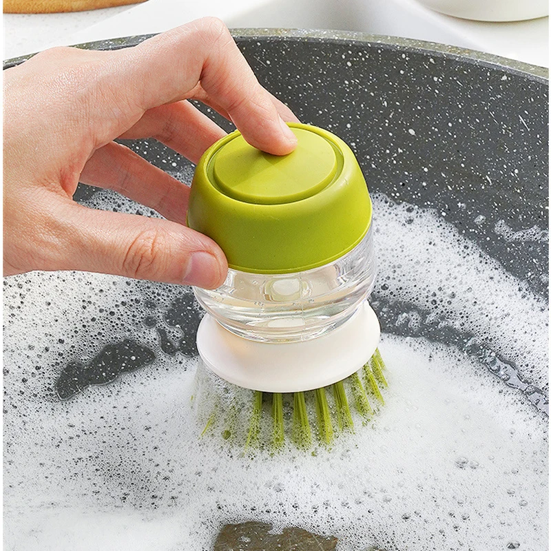 Cepillo Dispensador de Jabón para Cocina