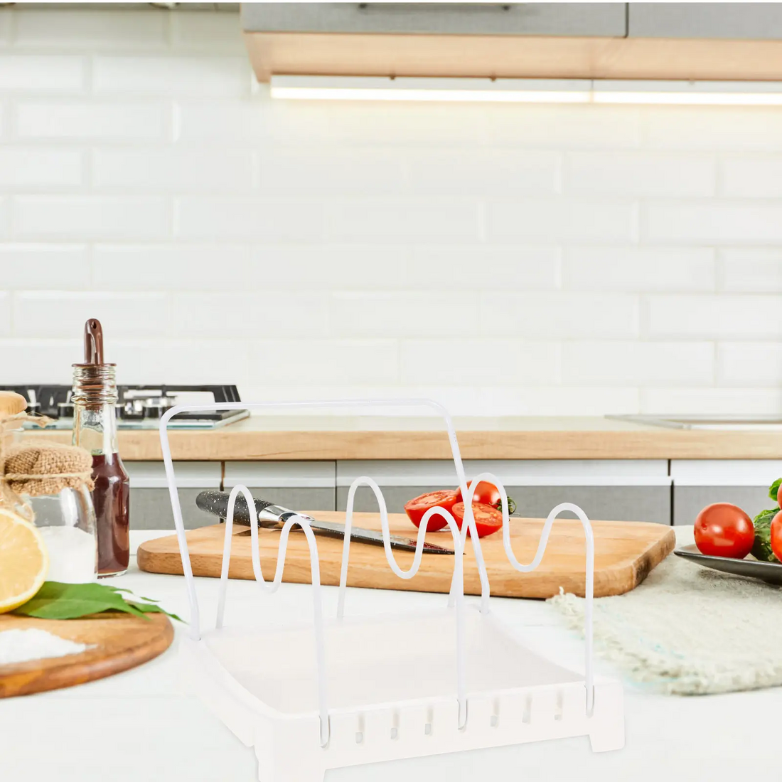 Soporte organizador para cocina