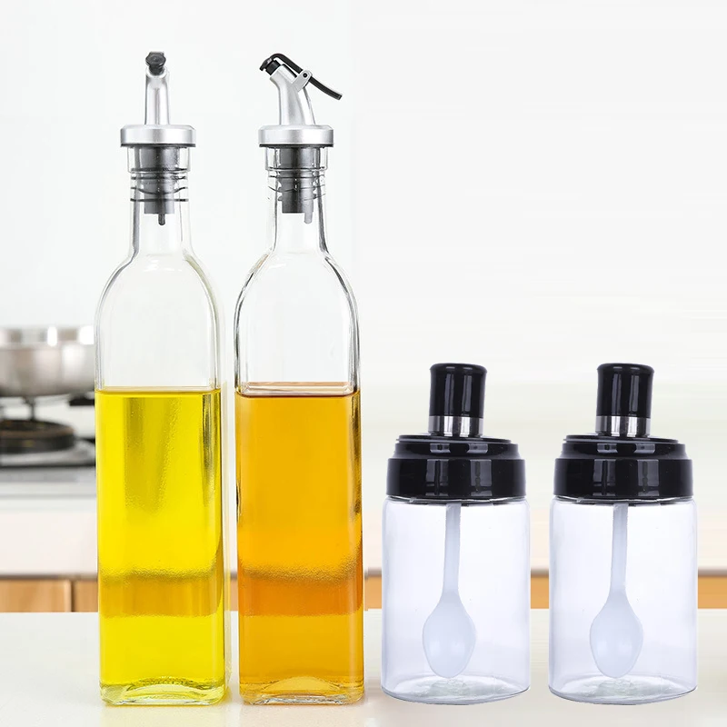 Set de aceitero y condimentero