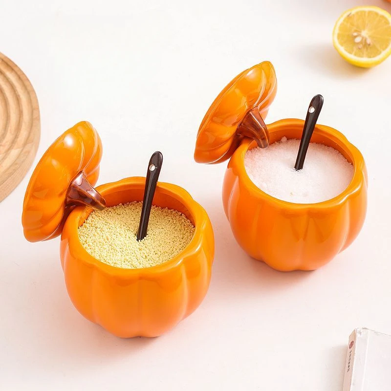 Condimentero en forma de calabaza