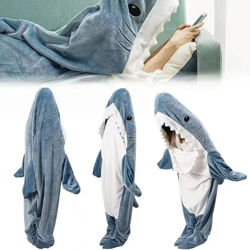 Manta disfraz de tiburón
