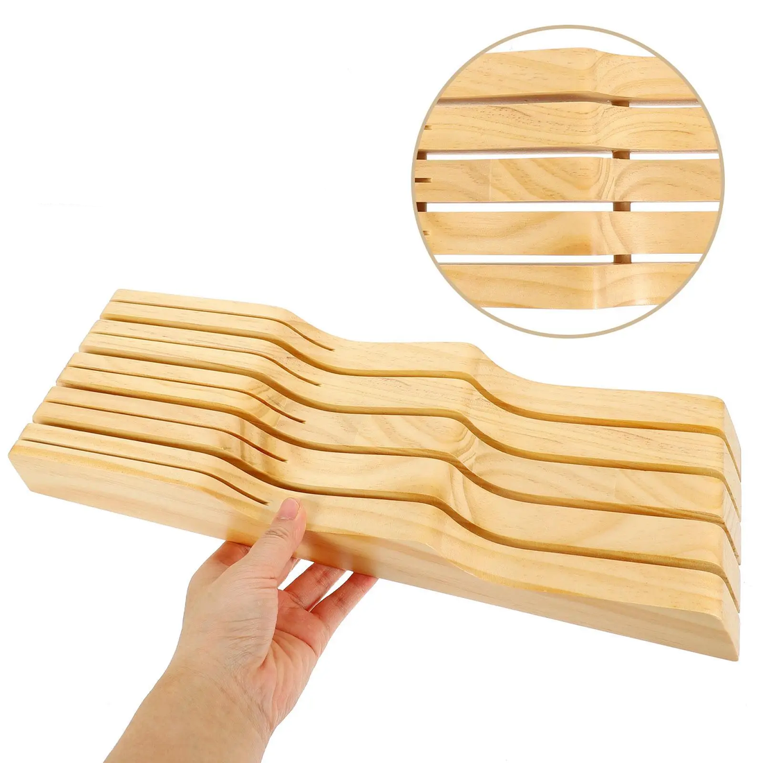 Bloque de madera para cuchillos