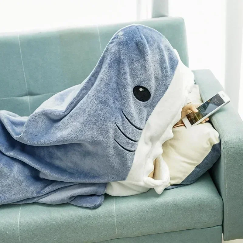 Manta disfraz de tiburón