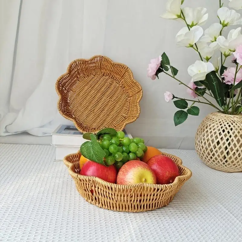 Canasto decorativo estilo flor