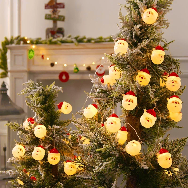 Guirnalda de luces Santa Claus